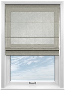 Kalahari Voile, Warm Grey - Motorised Roman Blind
